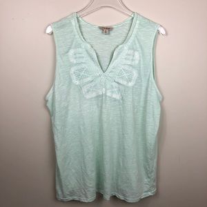 Lucky Brand Mint Tank Top